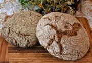 Chleb Ekologiczny Razowiec Lipnicki 100% Żytni Razowy Okrągły 500g